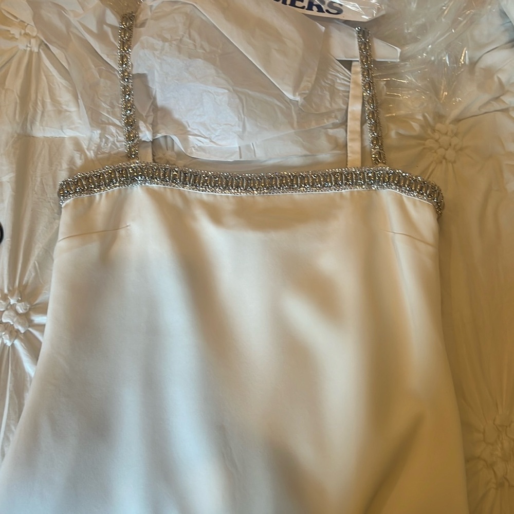 Retrofete Regina Shell Dress in white